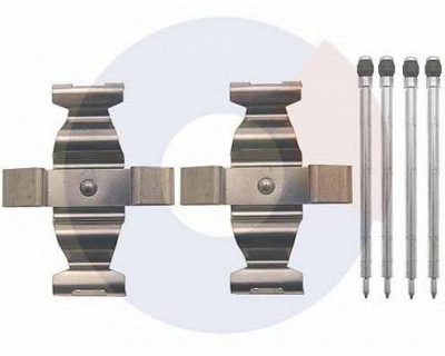 CARRAB BRAKE PARTS 2520 -  Комплектующие, колодки дискового тормоза